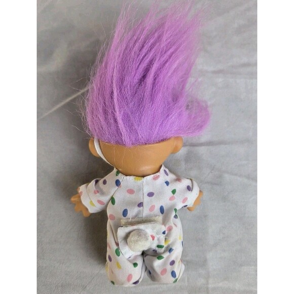 7 Vintage 90s TROLL DOLLS Figures RUSS Ace 1-5" Rainbow-Mini-Bunny-Mask/Cape LOT - Picture 3 of 16
